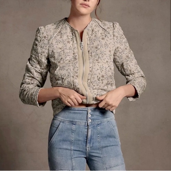 Blanknyc Forrest cropped zip up quilted jacket women’s - Picture 2 of 9